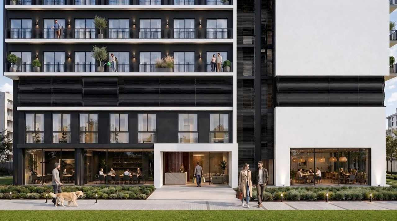 Amenities premium en la planta baja de Sky Alzira